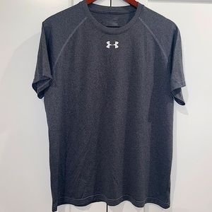 Men’s Under Armour Gray Workout Tee Size Medium